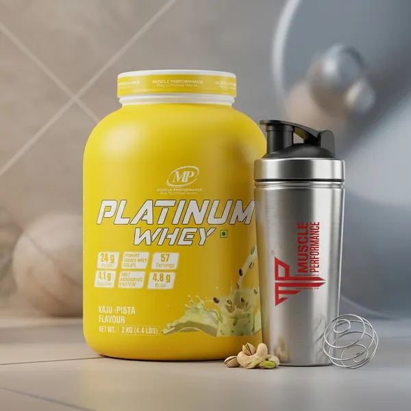 Muscle_Performance_Platinum_Whey_Protein_With_Steel_Shaker_2Kg_4.4_Lbs_57_Servings_Kaju_Pista