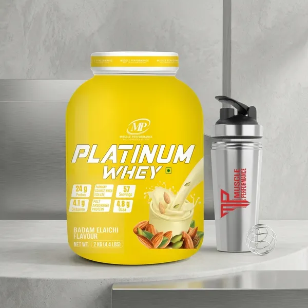 Muscle_Performance_Platinum_Whey_Protein_With_Steel_Shaker_2Kg_4.4Lbs_57_Servings_Badam_Elaichi