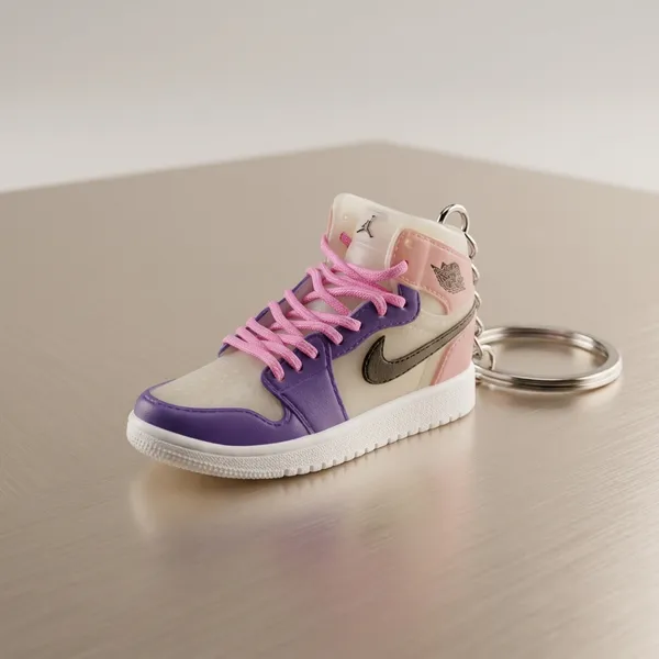 Multicolor_radium_plastic_High-Top_Sneaker_Miniature_Keychain_For_Unisex