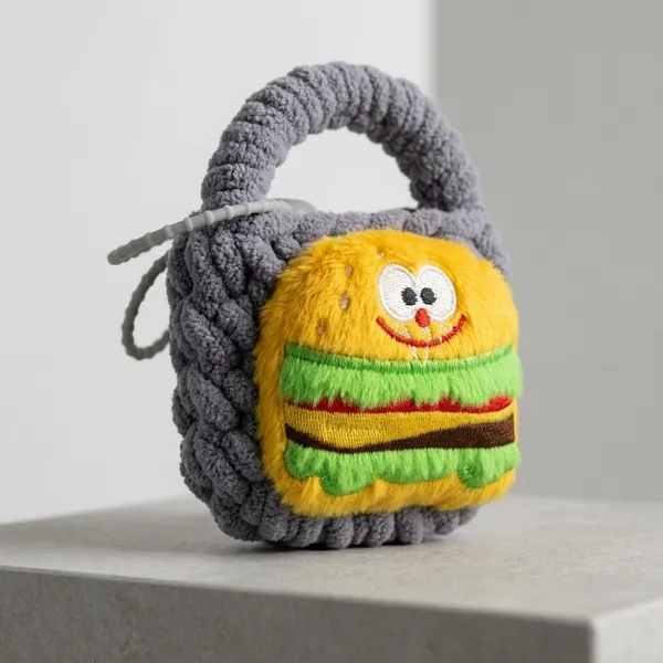 Grey_Rope_Woven_Burger_Emoji_Pet_Chew_Toy_With_Squeaker