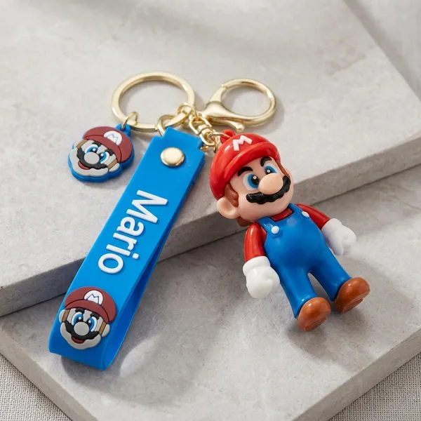 Blue_Pvc_Mario_Character_Figurine_Keychain_For_Kids