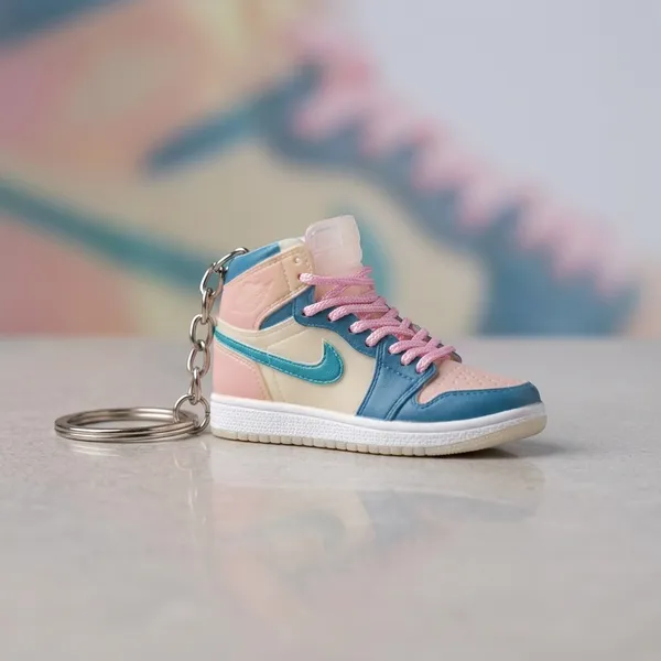 Multicolor_radium_light_Plastic_Miniature_High-Top_Sneaker_Keychain_For_Unisex