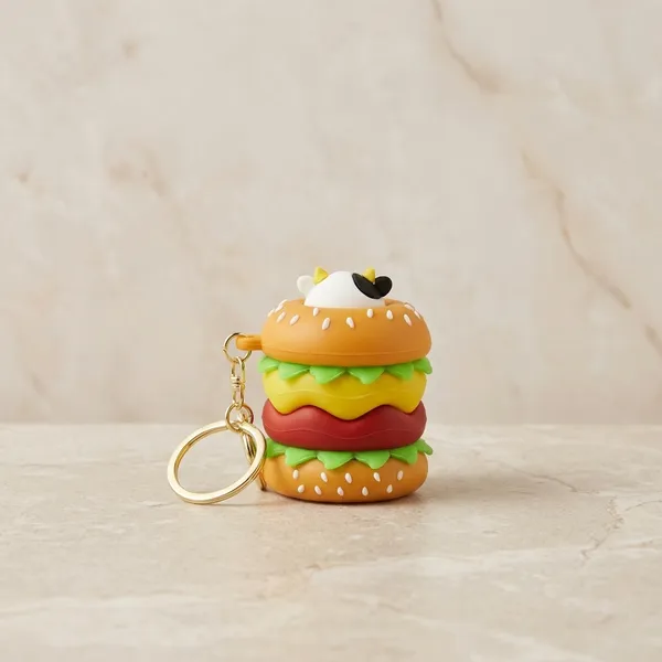 Miniature_Burger_Novelty_Keychain_With_Gold_Ring