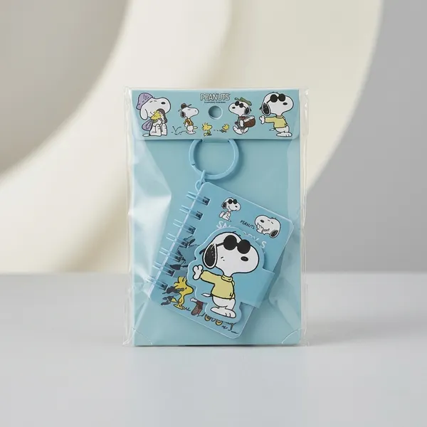 Snoopy_Peanuts_Light_Blue_Cartoon_Print_Notebook_Set