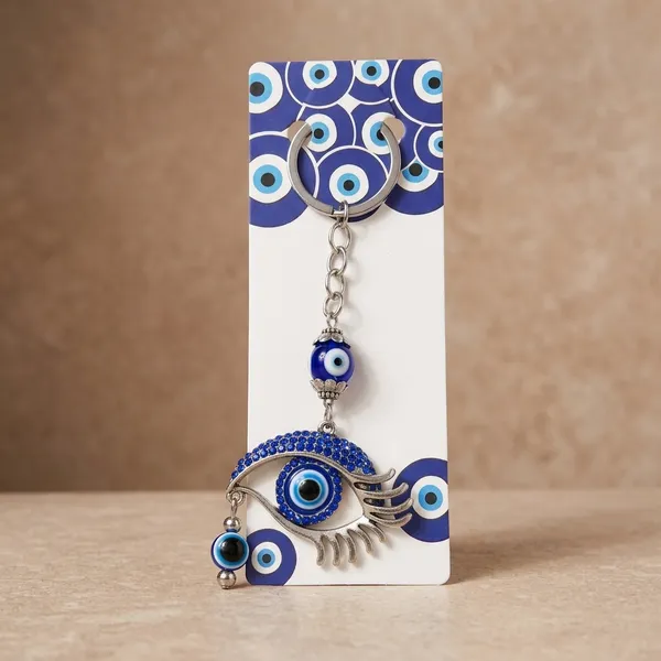 Blue_Metal_Evil_Eye_Bead_Charm_Keychain_For_Unisex