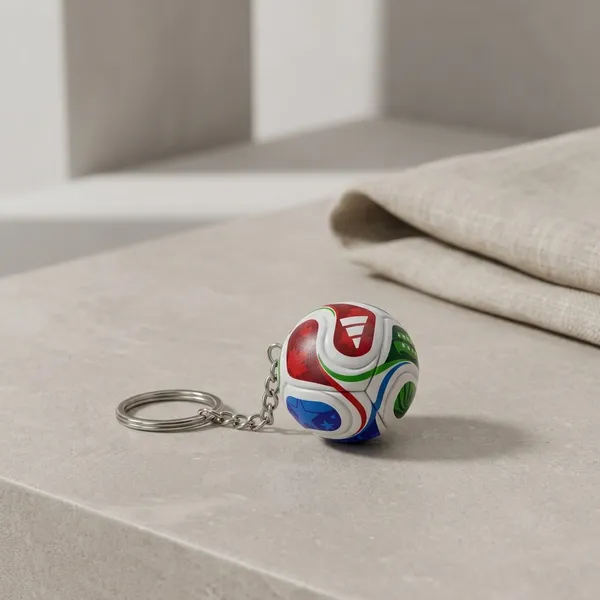 Multicolor_Plastic_Football_Charm_Keychain_For_Unisex