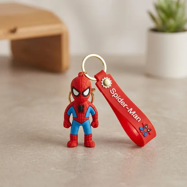 Red_Plastic_Spider-Man_Character_Keychain_For_Kids