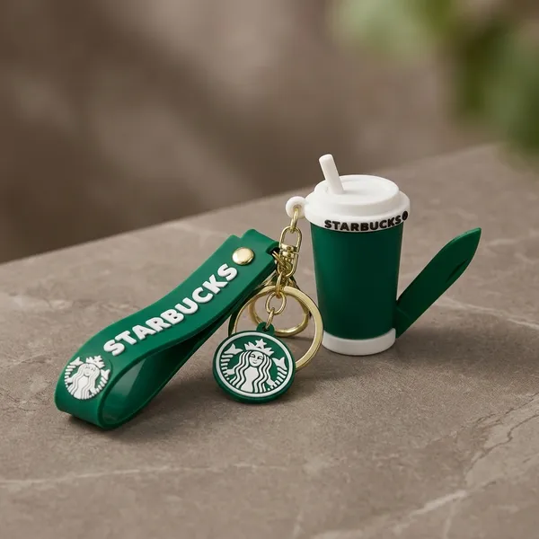 Green_Starbucks_Logo_Novelty_Swiss_Knife_Keychain