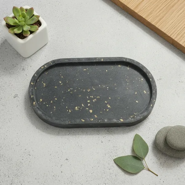 Plastic_Modern_Speckled_Oval_Serving_Tray