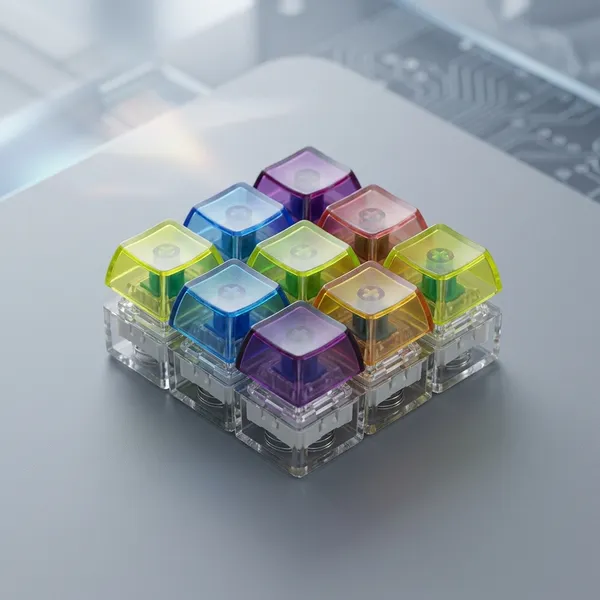 Transparent_Mechanical_Keyboard_Switch_Set_With_Colorful_Keycaps_with_light