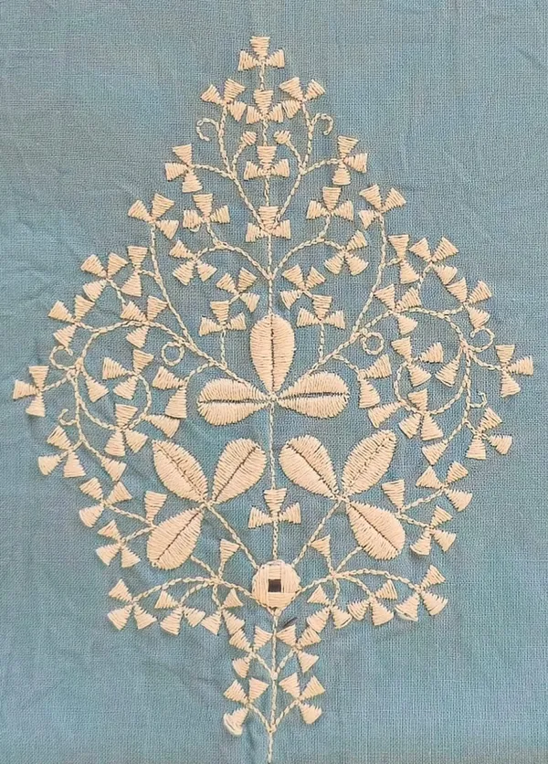 Sky_Blue_Embroidered_Cotton_Kurta_For_Women