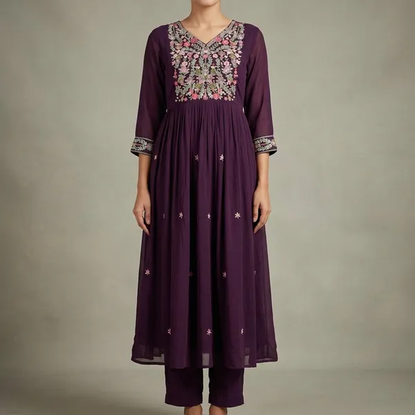 Purple_Georgette_Embroidered_Anarkali_Kurta_Set_For_Women