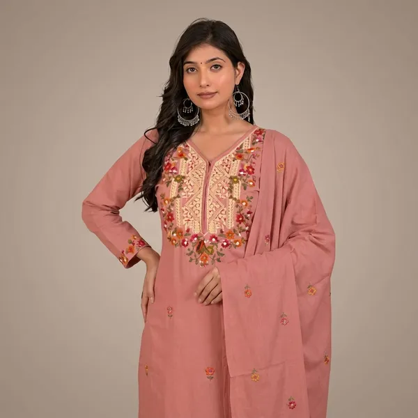 Pink_Embroidered_Kurta_Set_With_Dupatta_For_Women