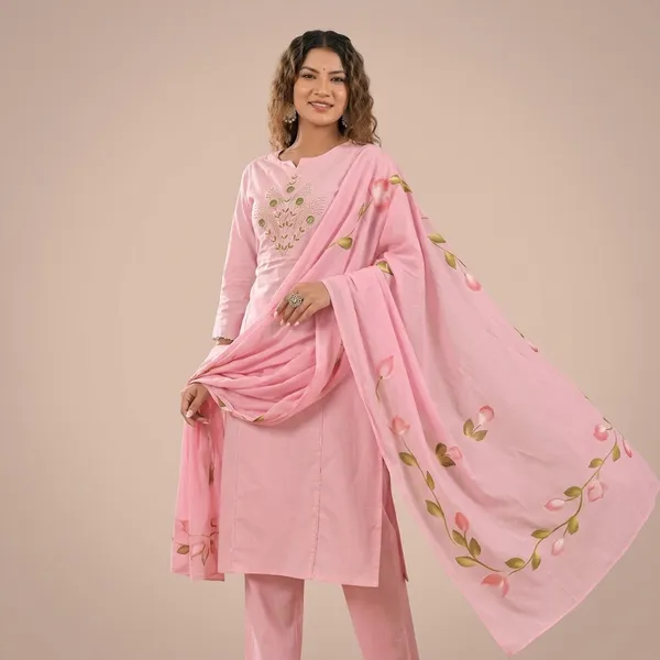 Pink_Embroidered_Kurta_Set_With_Dupatta_For_Women
