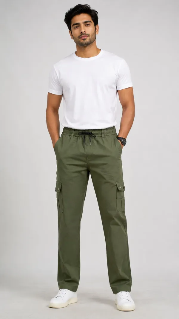 Olive_Green_Cotton_Relaxed_Fit_Cargo_Pants_For_Men