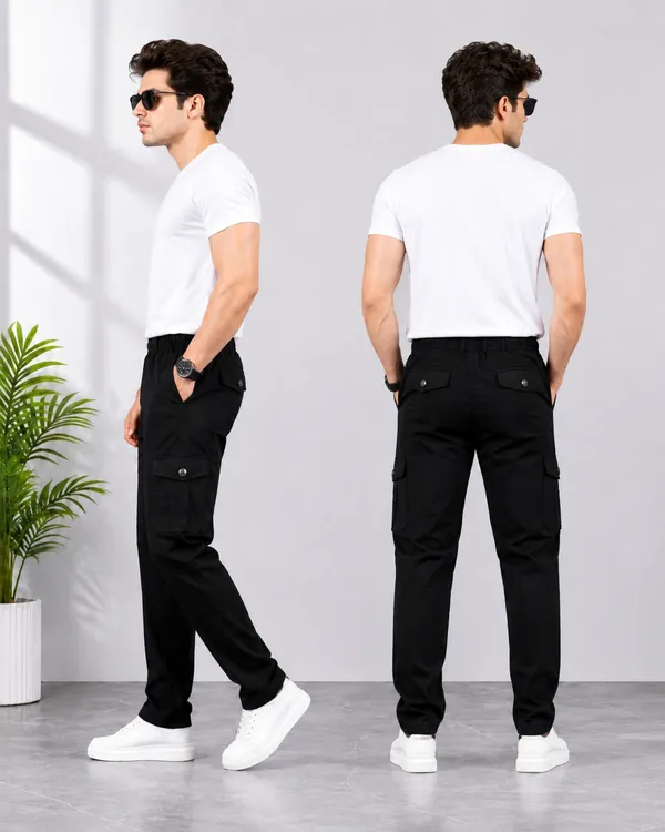 Black_Cotton_Relaxed_Fit_Cargo_Pants_For_Men