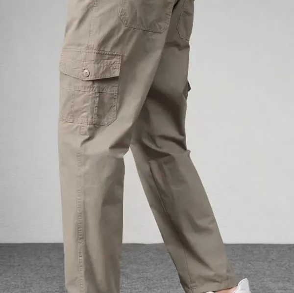 Beige_Cotton_Relaxed_Fit_Cargo_Pants_For_Men