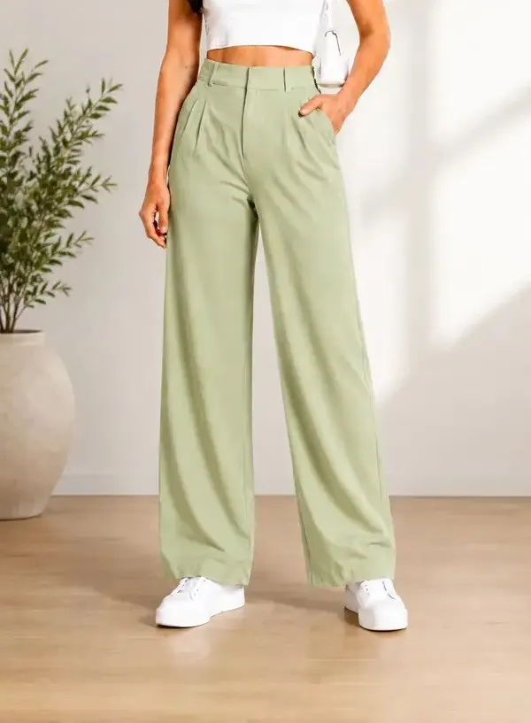 Sage_Green_Lycra__Koreanpant__For__Women