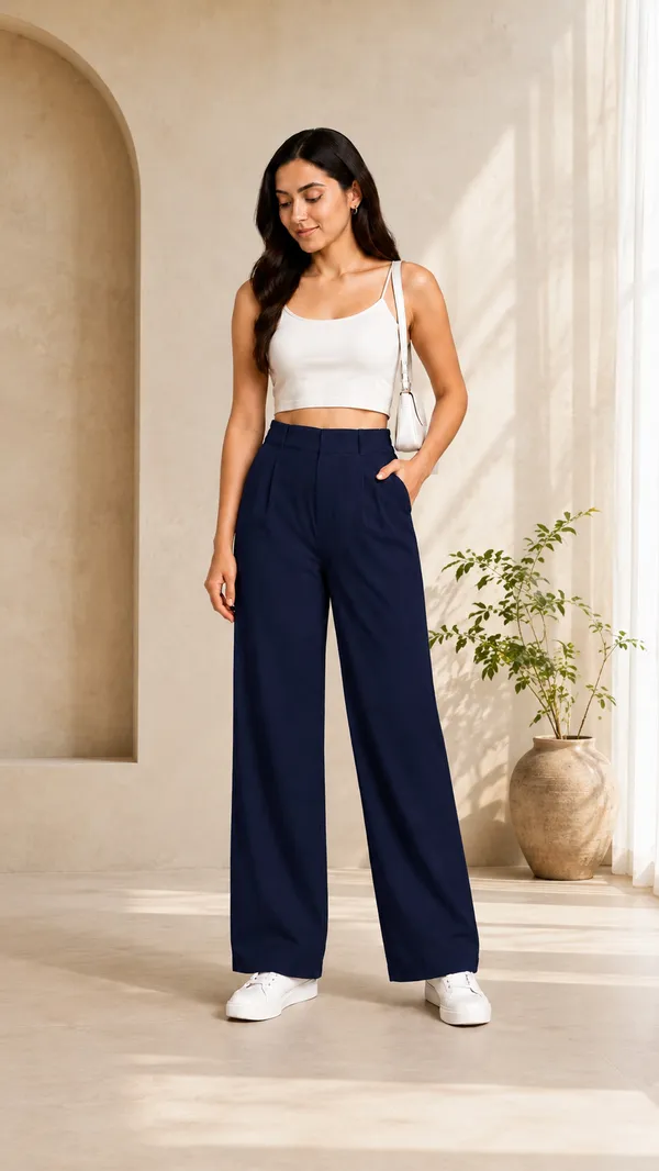 Navy_Blue_Lycra_Koreanpant__For__Women