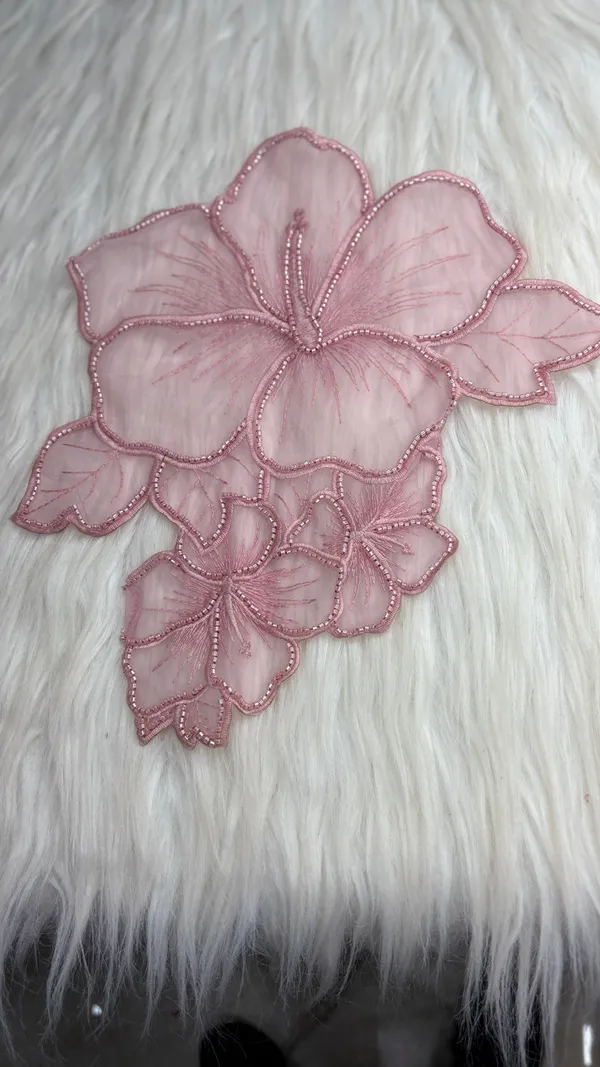 Yellow_Organza_Flower_Embellishment_Patch_10_Inch_-_Pack_of_3