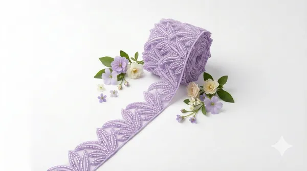 Lavender_Zari_Cutdana_Scalloped_Edge_Lace_Trim_Per_Meter