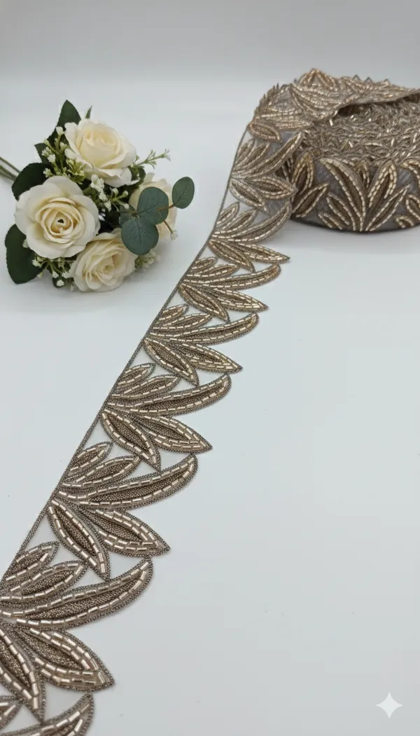 Gold_Zari_Cutdana_Scalloped_Edge_Lace_Trim_Per_Meter