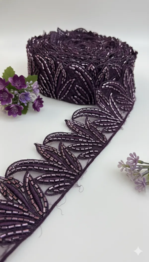 Purple_Zari_Cutdana_Scalloped_Edge_Lace_Trim_Per_Meter
