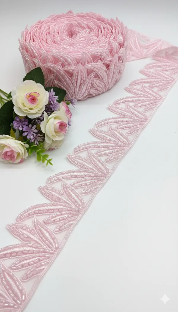 Green_Zari_Cutdana_Scalloped_Edge_Lace_Trim_Per_Meter