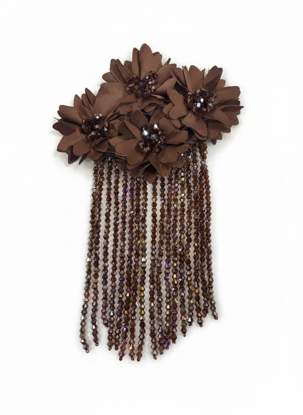 Brown_Zari_Hanging_Crystal_Decorative_Patch