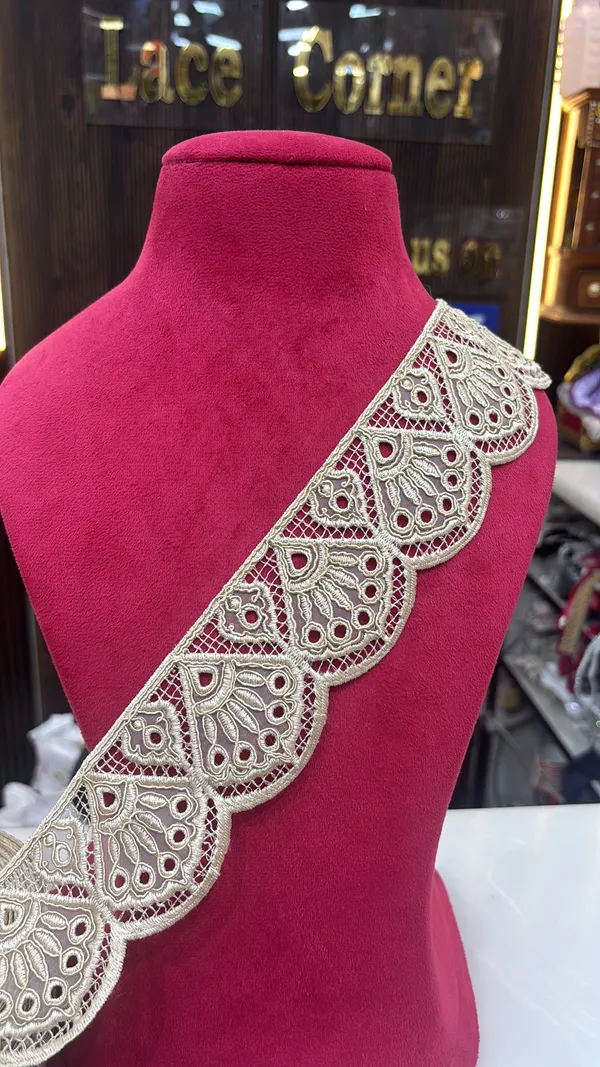 White_Organza_Laser-Cut_Trim_Patch_For_Women_Per_Meter