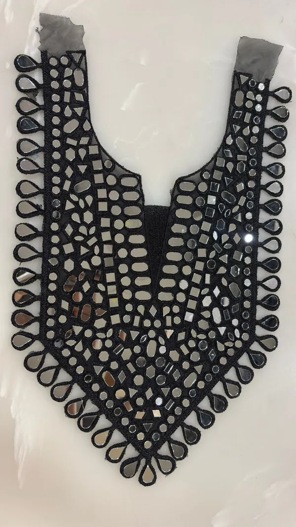 Black_Zari_Mirror_Work_Neck_Yoke_Patch
