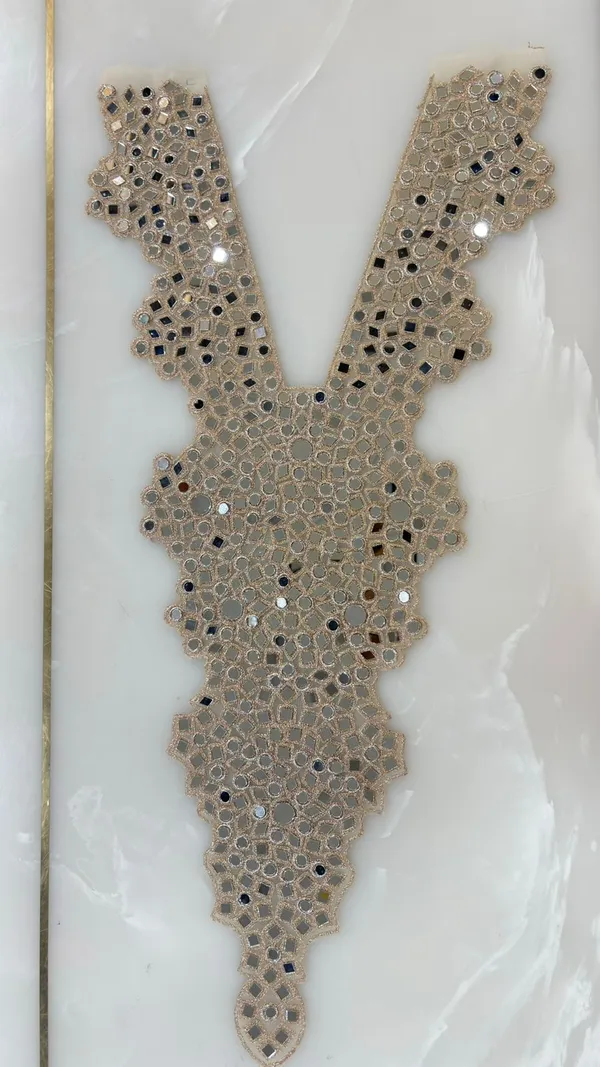Golden_Zari_Mirror_Work_Long_Neck_Patch_For_Kaftans