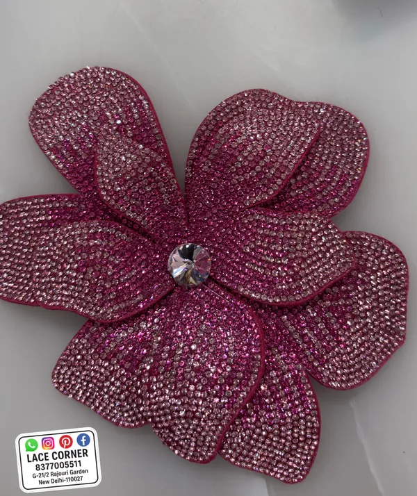 Pink_Zari_Zircon_Flower_Embellishment_Patch_6_Inch