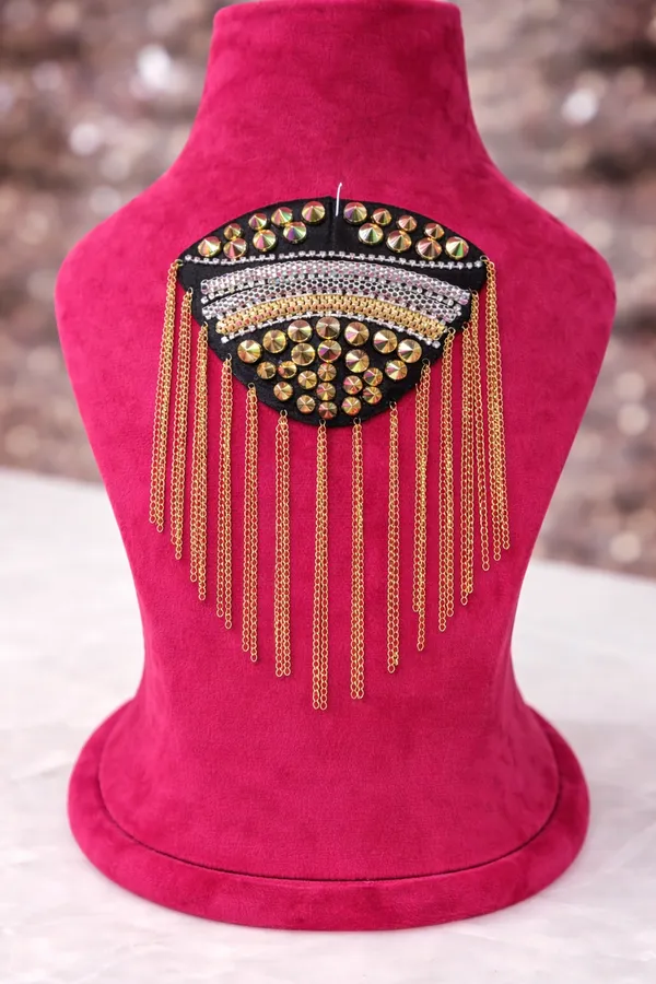 Black_Zari_Zircon_Shoulder_Patch_For_Jackets_And_Blazers