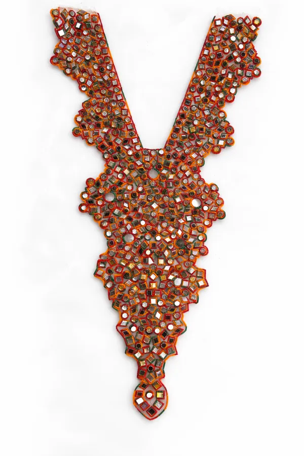 Dark_Multicolor_Zari_Mirror_Neck_Kaftan_Patch_20_Inch