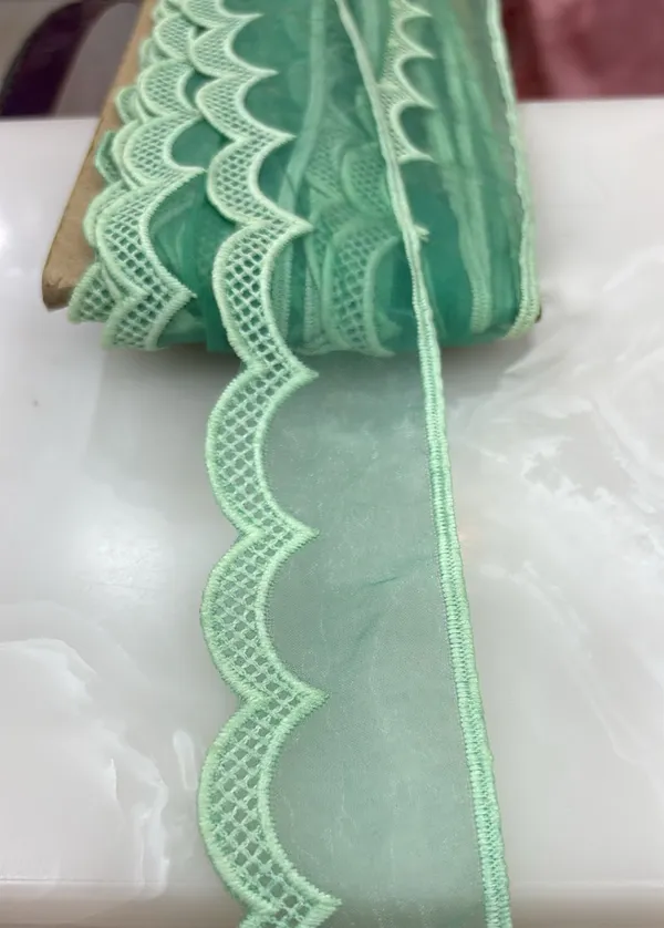 Green_Zari_Gpo_Organza_Fabric_Lace_13.5_Meter