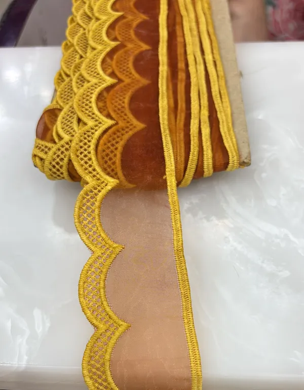 Yellow_Zari_Gpo_Organza_Fabric_Lace_13.5_Meter