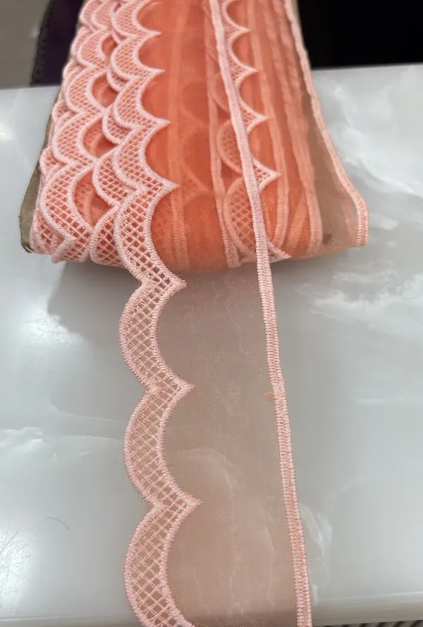 Peach_Zari_Gpo_Organza_Fabric_Lace_13.5_Meter