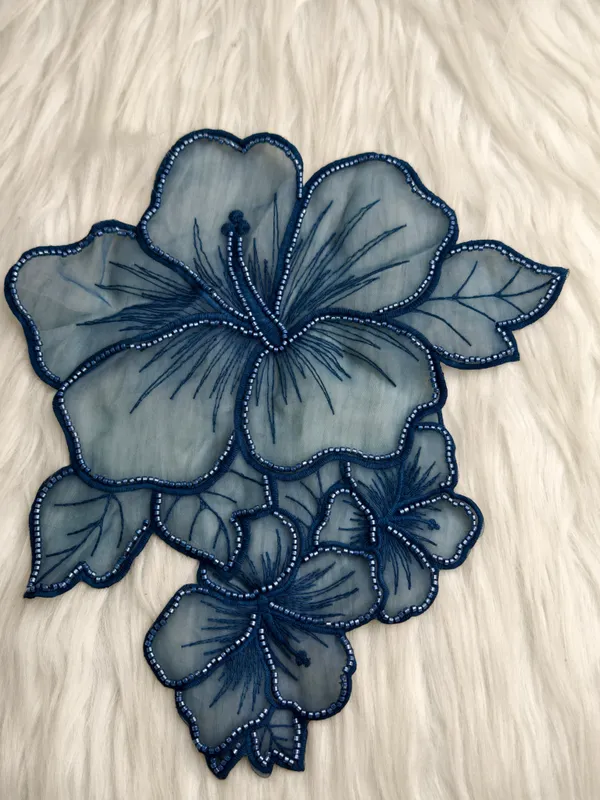 Sky_Blue_Zari_Organza_Flower_Patch_10_Inch_-_Pack_of_3