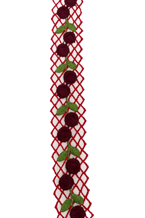 Maroon_Zari_Floral_Lace_Trim_1-Inch_Border_-_Pack_of_2_Meters