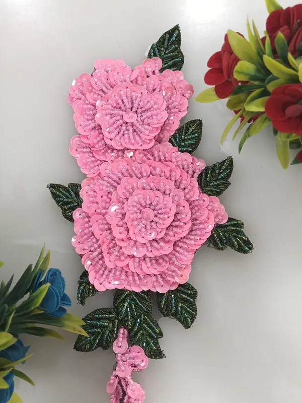 Light_Pink_Zari_Floral_Embroidery_Patch