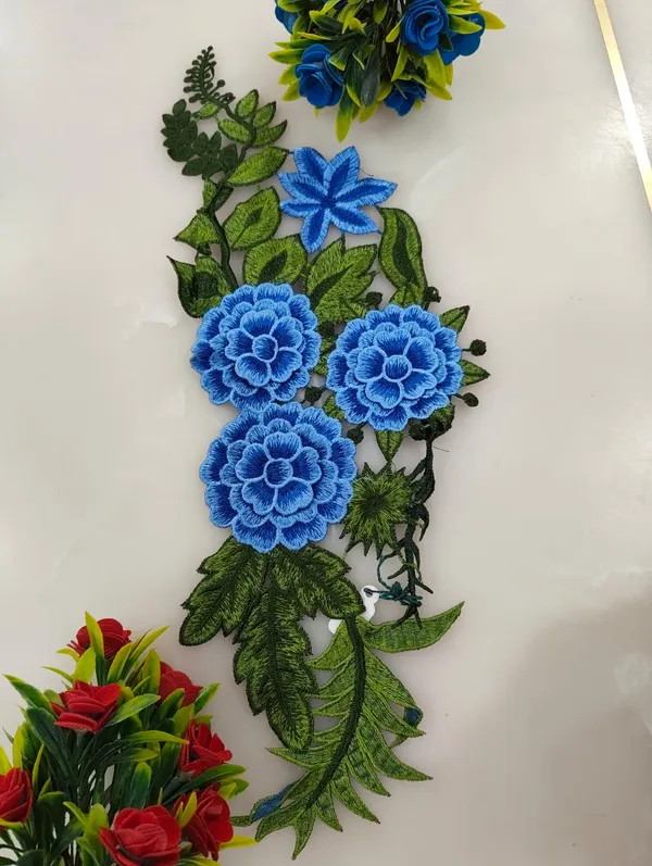 Blue_Zari_Floral_Cutwork_Embroidered_Patch_For_Women