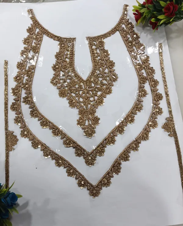 Dark_Gold_Zari_Zardosi_Embroidered_Neck_Patch_For_Kurti_And_Suits