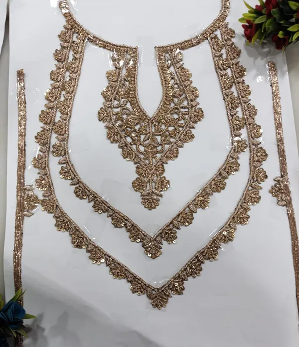 Dark_Gold_Zari_Zardosi_Embroidered_Neck_Patch_For_Kurti_And_Suits