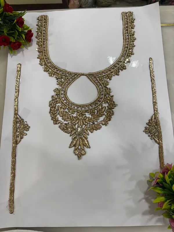Golden_Zari_Zardosi_Beadwork_Neck_Patch_For_Kurti_And_Suits