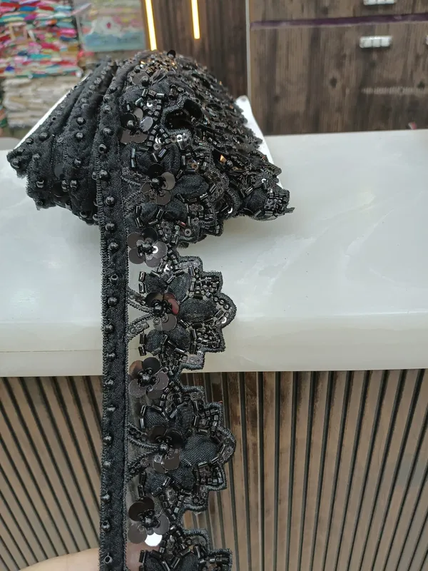 Black_Zari_Multi_Cutdana_Lace_For_Kurtis_And_Suits_Per_Meter