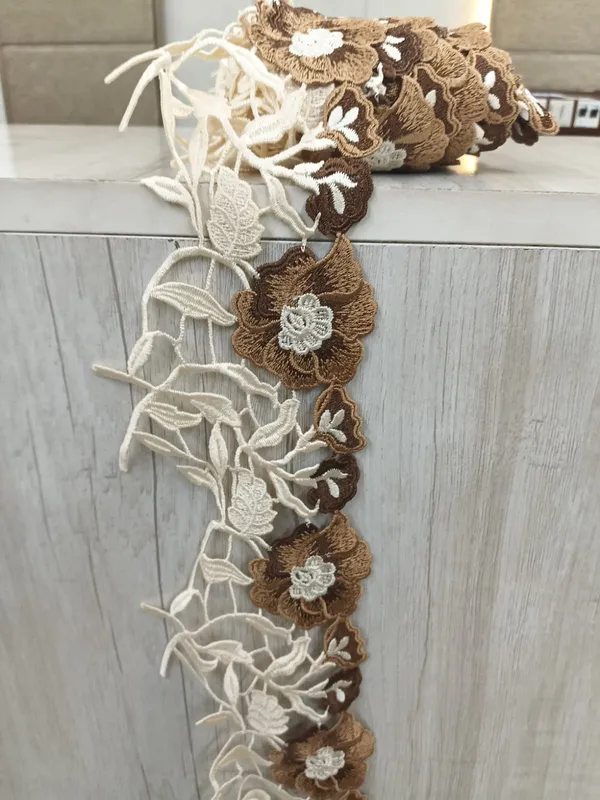 Brown_Zari_3D_Floral_Embroidery_Lace_For_Kurti_Dupatta_Suit_-3_Meters_Strip
