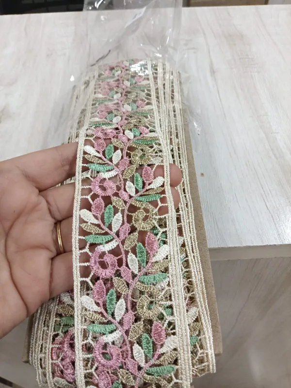 Light_Multi_Zari_Embroidered_Lace_For_Kurti_Suits_-_Pack_of_2_Meters