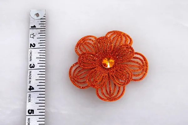 Orange_Zari_Floral_Embroidery_Decorative_Patch