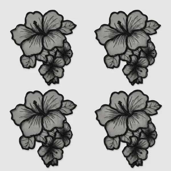 Black_Organza_Flower_Embellishment_Patch_10_Inch_-_Pack_of_4